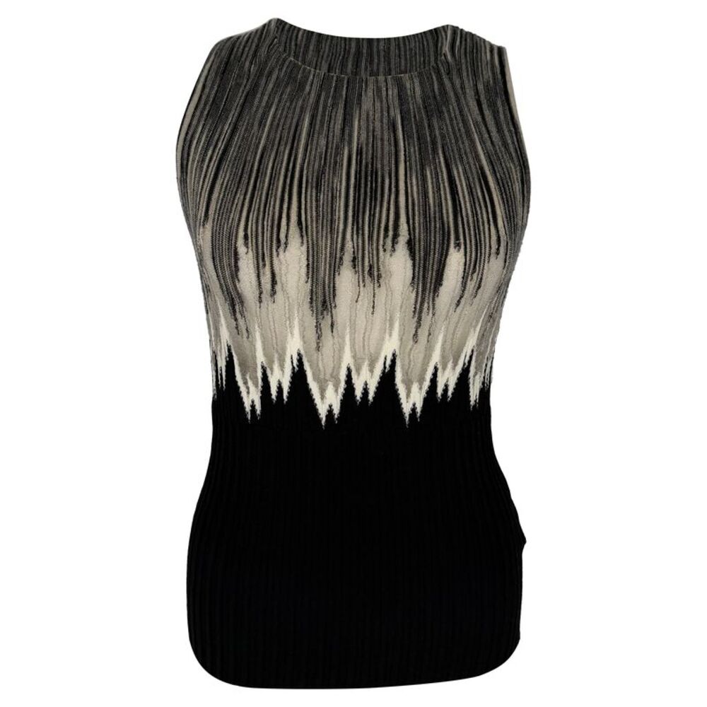 Missoni Printed Sleeveless Blouse in Multicolor Rayon